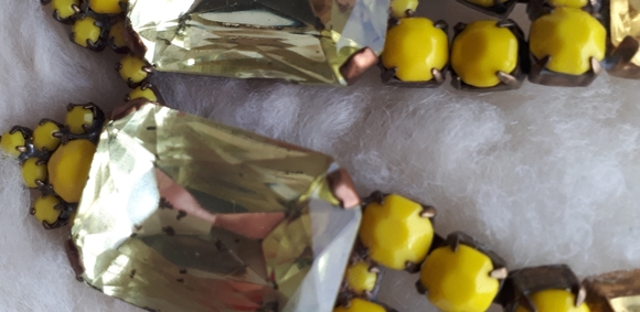 💎⚡Vintage yellow earrings💎⚡ - Picture 6 of 11